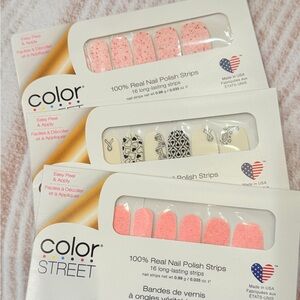 Color Street Nail Strips Breast Cancer Awareness Bundle